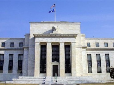 Quang cảnh Ngân hàng Dự trữ liên bang Mỹ ở Washington DC. (Ảnh: AFP/TTXVN)