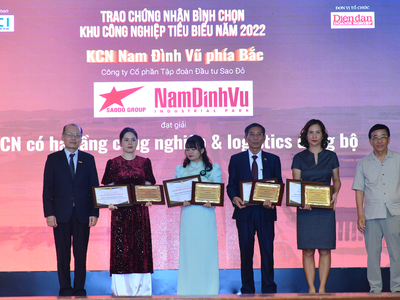 KCN Nam Đình Vũ - KCN tiêu biểu, KCN có hạ tầng công nghiệp và logistics đồng bộ.