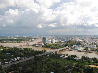 Một góc TP. Cần Thơ. Ảnh: Hữu Phúc.