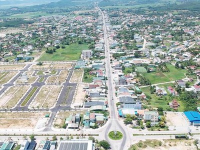 Một góc thị xã Đức Phổ. Ảnh minh họa.