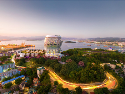 Căn hộ MGallery tại Hạ Long được đánh giá cao bởi vị trí đỉnh đồi đắt giá. (Ảnh: Phoenix Legend).