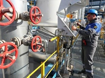 Trạm nén khí của một hệ thống đường ống dẫn khí ở Leningrad, Nga. (Ảnh: TASS/TTXVN)