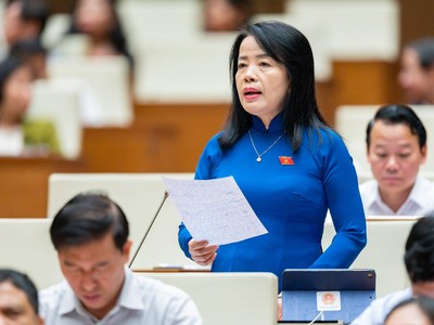 Đại biểu Nguyễn Thị Kim Thúy (đoàn TP. Đà Nẵng).