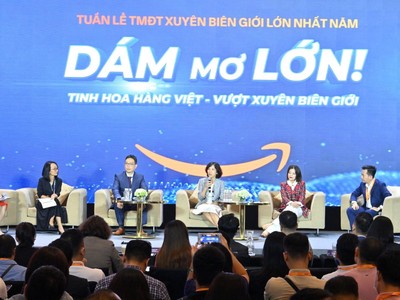 Tọa đàm tại lễ khai mạc “Amazon Week 2022: Hội nghị Thương mại điện tử xuyên biên giới"