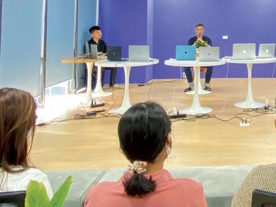 CEO Fiin Credit Trần Việt Vĩnh gặp gỡ các nhà đầu tư của VO247.