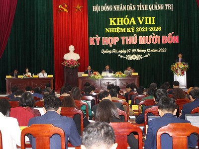 Kỳ họp thứu 14 HĐND tỉnh Quảng Trị tập trung hiến kế để đề ra nhiệm vụ, mục tiêu, giải pháp hữu hiệu nhằm góp phần phát triển KT - XH năm 2023.
