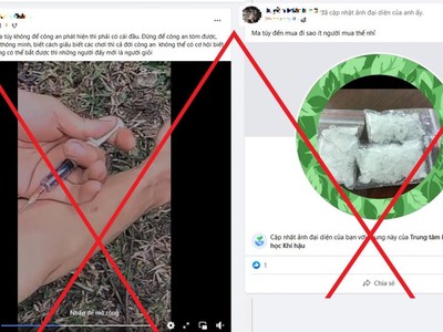 Một số hình ảnh Facebook cá nhân của đối tượng.