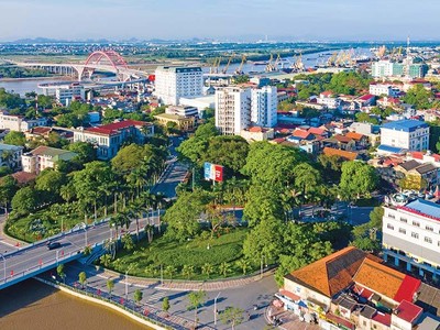 Hải Phòng đang đẩy mạnh chỉnh trang, hiện đại hóa đô thị Ảnh: Hồng Phong.