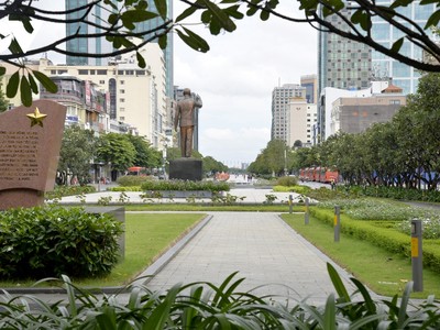 Phố đi bộ Nguyễn Huệ sẽ cấm phương tiện trong đêm 31/12/2022 để phục vụ Countdown chào năm mới (Ảnh: H.K)