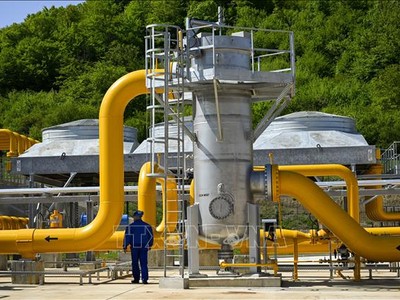 Một trạm nén khí đốt ở Ihtiman, Bulgaria. Ảnh: AFP/TTXVN.