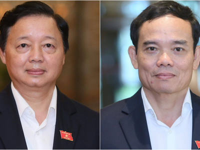 Ông Trần Hồng Hà, Trần Lưu Quang - nhân sự mới được đề nghị phê chuẩn làm Phó thủ tướng.