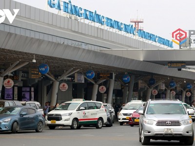 Dịp Tết này xe taxi, xe công nghệ hoạt động ở sân bay Tân Sơn Nhất sẽ có bãi đỗ miễn phí. 