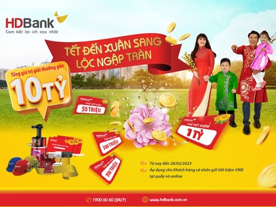 HDBank đã khởi động chương trình ‘tìm tỷ phú’ đầu tiên của năm 2023
