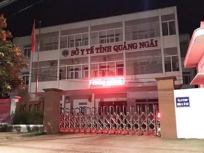 Sở Y tế Quảng Ngãi phải chịu trách nhiệm về một số sai phạm trong công tác phòng, chống Covid-19. Ảnh: N.B.