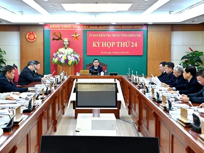 Thông cáo báo chí Kỳ họp thứ 25 của Ủy ban Kiểm tra Trung ương