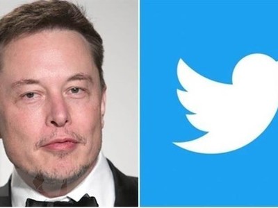 Tỷ phú Elon Musk và biểu tượng Twitter. (Ảnh: Mega/TTXVN)