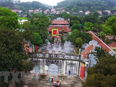 Đền Kiếp Bạc thờ Anh hùng dân tộc Hưng Đạo Đại Vương Trần Quốc Tuấn và toàn thể gia quyến. (Ảnh: Thành Đạt/TTXVN)