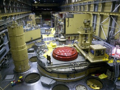 Lò phản ứng số 2 của nhà máy điện hạt nhân Paks của Hungary. Ảnh: AFP.