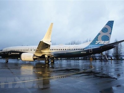 Máy bay 737 MAX của Boeing tại nhà máy ở Renton, Washington, Mỹ. (Ảnh: AFP/TTXVN)