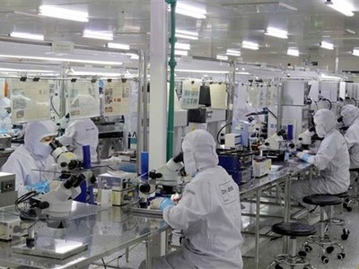 Thu hút đầu tư FDI của Bắc Giang liên tục tăng. (Ảnh: Đồng Thúy/TTXVN).