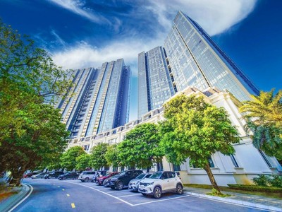 Không gian xanh tại Sunshine City, dự án tọa tại KĐT Nam Thăng Long - Ciputra của Sunshine Homes.