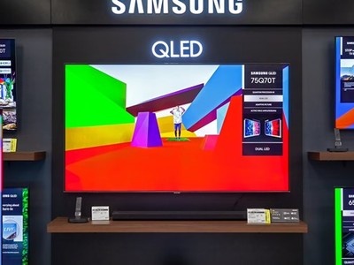 Vụ kiện liên quan tới bằng sáng chế về công nghệ chấm lượng tử trong TV LED của Samsung. (Nguồn: Shutterstock)