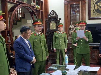 Ông Trương Minh Hiến, nguyên Phó chủ tịch UBND tỉnh Hà Nam bị khởi tố, bắt giam. Ảnh: Công an Hà Nam