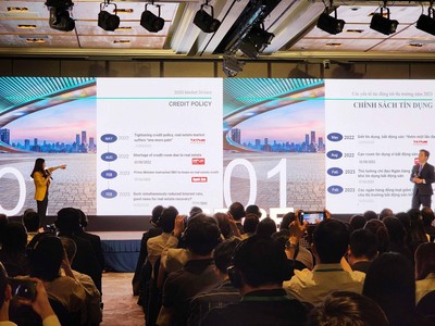 Chính sách tín dụng là yếu tố đầu tiên tác động đến thị trường bất động sản. (Ảnh: Việt Dũng).