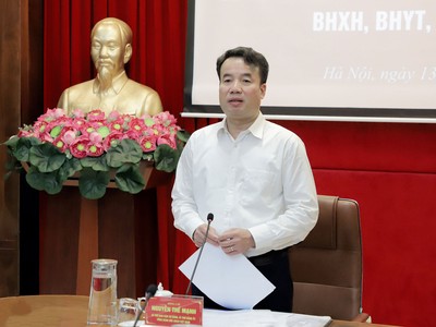 Tổng Giám đốc BHXH Việt Nam Nguyễn Thế Mạnh.