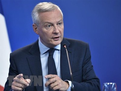 Bộ trưởng Tài chính Pháp Bruno Le Maire. (Ảnh: AFP/TTXVN)