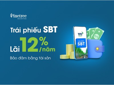 Pinetree mở bán online trái phiếu SBT lãi lên đến 12%/năm