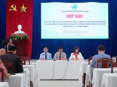 TP. Đà Nẵng tổ chức họp báo thông tin về các sự kiện liên quan đến Ma nhai tại Ngũ Hành Sơn.