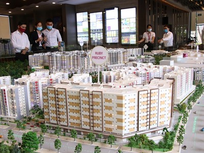 Khu liên hợp thể dục thể thao và dân cư Tân Thắng (Celadon City) của Công ty Gamuda Land. Ảnh: Lê Toàn.