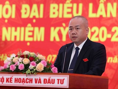 Ông Đỗ Thành Trung được bổ nhiệm làm Thứ trưởng Bộ Kế hoạch và Đầu tư. (Nguồn: Cổng Thông tin điện tử Chính phủ)