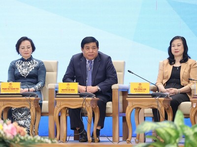 Bộ trưởng Bộ KH&ĐT Nguyễn Chí Dũng: Nếu chúng ta có khát vọng, tâm sáng, trái tim lửa, chắc chắn mỗi ngày mới là một ngày tràn đầy năng lượng với tất cả chúng ta - Ảnh: VGP/Nhật Bắc.