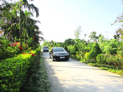 Hạ tầng giao thông long Mỹ ngày một hoàn thiện.