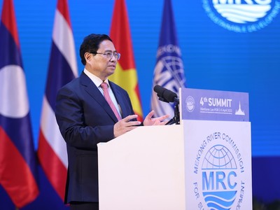 Thủ tướng Phạm Minh Chính nhấn mạnh phải đổi mới tư duy hợp tác và có những bước đi đột phá. (Ảnh: Nhật Bắc).