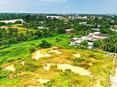 Dự án đường vành đai 3 đoạn qua phường Long Trường, thành phố Thủ Đức. (Nguồn: Báo Tuổi trẻ).