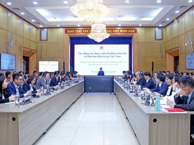 Bộ Kế hoạch và Đầu tư đã tổ chức tọa đàm để lắng nghe ý kiến của các nhà đầu tư nước ngoài về thuế tối thiểu toàn cầu.