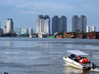 Bến Bạch Đằng. (Ảnh: Báo ảnh Việt Nam/Vietnam+).