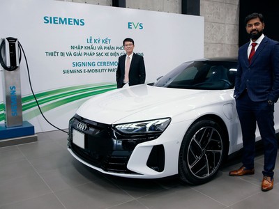 Công ty EVS trở thành đối tác giải pháp của Siemens trong lĩnh vực thiết bị sạc xe điện tại Việt Nam