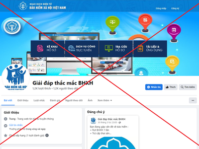 Người dân bị chiếm đoạt hàng trăm triệu bởi Fanpage giả mạo cơ quan Bảo hiểm xã hội Việt Nam