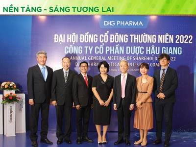 Hội đồng quản trị DHG Pharma tại đại hội cổ đông thường niên 2022.