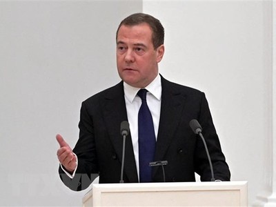 Phó Chủ tịch Hội đồng An ninh Liên bang Nga Dmitry Medvedev. (Ảnh: AFP/TTXVN).