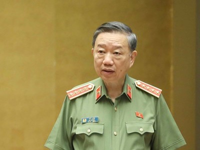 Bộ trưởng Bộ Công an - Đại tướng Tô Lâm.