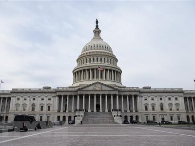 Tòa nhà Quốc hội Mỹ tại Washington, DC. (Ảnh: AFP/TTXVN)