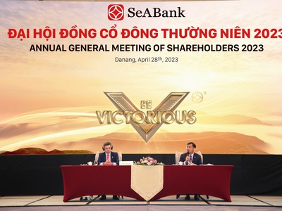 ĐHCĐ thường niên SeABank 2023 (SSB): Đặt mục tiêu tăng trưởng bền vững, tăng vốn điều lệ lên 25.903 tỷ đồng, lợi nhuận hơn 5.633 tỷ đồng