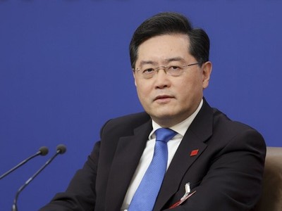 Bộ trưởng Ngoại giao Trung Quốc Tần Cương. (Nguồn: Getty)