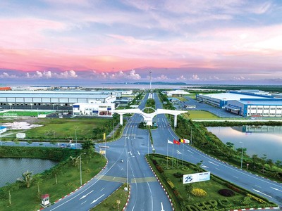 Tổ hợp Khu công nghiệp DEEP C Hải Phòng Ảnh: Quốc Huy.