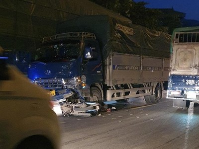 Hiện trường vụ tai nạn. (Nguồn: Pháp luật)